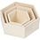Creativ Company Showdozen, hexagonaal, H: 14,8+19+24,2 cm, D: 10 cm, 3 stuk/ 1 set