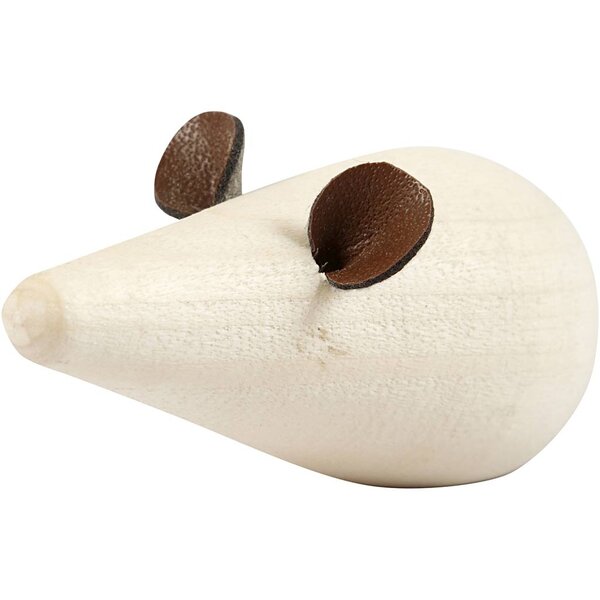 Creativ Company Muis, L: 6,5 cm, d 3,5 cm, 2 stuk/ 1 doos