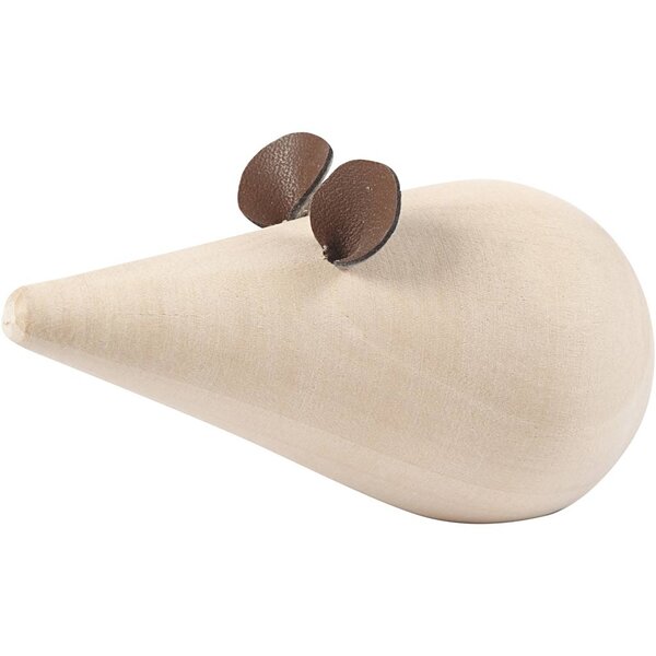 Creativ Company Muis, L: 10 cm, d 5,5 cm, 1 stuk