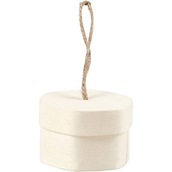 Creativ Company Doos, H: 3 cm, d 4,5 cm, 3 stuk/ 1 doos