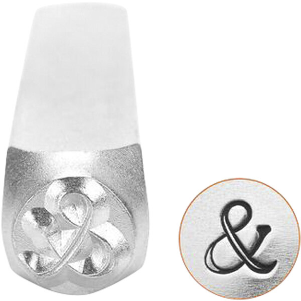 ImpressArt Embossing stempel, &, L: 65 mm, afm 6 mm, 1 stuk