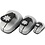 Creativ Company Ponsen set, grafische ster, afm 25+50+75 mm, 3 stuk/ 1 doos