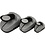 Creativ Company Ponsen set, cirkel, afm 25+49+75 mm, 3 stuk/ 1 doos