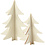 Creativ Company Kerstbomen, H: 13+18 cm, 2 stuk/ 1 doos