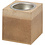 Creativ Company Waxinelichthouder, H: 6 cm, afm 6x6 cm, 1 stuk