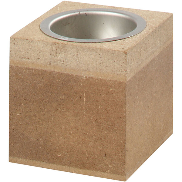 Creativ Company Waxinelichthouder, H: 6 cm, afm 6x6 cm, 1 stuk