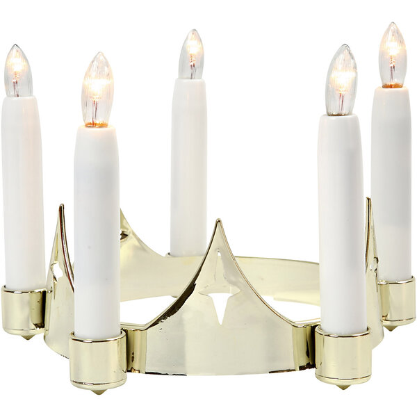 Creativ Company Lucia kroon, H: 14 cm, d 15-19 cm, 1 stuk
