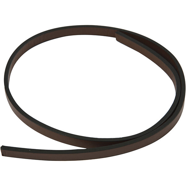 Band van Imitatie Leer, B: 10 mm, dikte 3 mm, bruin, 1 m/ 1 doos