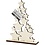 Creativ Company Kerstboom, H: 19,6 cm, D: 4 cm, B: 14,7 cm, 1 stuk
