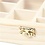 Creativ Company Doos met glazen deksel, afm 15,5x20,5x3,5 cm, gatgrootte 4,3x6,6 cm, 1 stuk