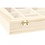 Creativ Company Doos met glazen deksel, afm 15,5x20,5x3,5 cm, gatgrootte 4,3x6,6 cm, 1 stuk
