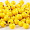 Creativ Company Houten Kralen, d 8 mm, gatgrootte 2 mm, geel, 15 gr/ 1 doos
