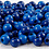 Creativ Company Houten Kralen, d 8 mm, gatgrootte 2 mm, blauw, 15 gr/ 1 doos