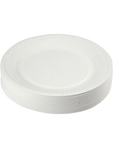  Papieren bord, d 18 cm, 100 stuk/ 1 doos