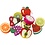 Creativ Company Figuurkralen, Fruit, d 10 mm, gatgrootte 1,5 mm, 60 stuk/ 1 doos
