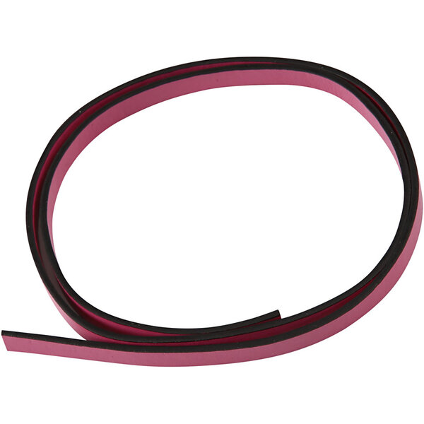Creativ Company Band van Imitatie Leer, B: 10 mm, dikte 3 mm, roze, 1 m/ 1 doos