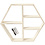 Creativ Company Display kast, H: 25 cm, D: 5 cm, B: 28,5 cm, 1 stuk