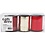 Creativ Company Cadeaulint, B: 10 mm, goud, rood, rood glitter, 3x15 m/ 1 doos