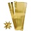 Creativ Company Vlechtstroken, L: 45 cm, d 4,5 cm, B: 10 mm, goud, 100 stroken/ 1 doos