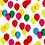 Creativ Company Inpakpapier, ballonnen, B: 57 cm, 80 gr, 150 m/ 1 rol