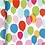 Creativ Company Inpakpapier, ballonnen, B: 57 cm, 80 gr, 150 m/ 1 rol