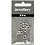 Creativ Company Veringsluiting, d 6 mm, zilver, 10 stuk/ 1 doos