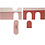 Creativ Company Pons, gevlochten hart, afm 46x67 mm, 1 stuk