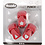Creativ Company Ponsen, ster, hart, kerstboom, afm 16 mm, rood, 1 set