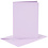 Creativ Company Kaarten en enveloppen, afmeting kaart 10,5x15 cm, afmeting envelop 11,5x16,5 cm, 120+210 gr, lichtpaars, 6 set/ 1 doos