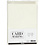 Creativ Company Kaarten en enveloppen, afmeting kaart 10,5x15 cm, afmeting envelop 11,5x16,5 cm, 110+220 gr, off-white, 50 set/ 1 doos