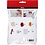 Creativ Company Mini Hobbyset, Trommel, d 33 mm, beige, antiek rood, 1 set