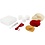Creativ Company Mini Hobbyset, Trommel, d 33 mm, beige, antiek rood, 1 set