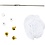 Creativ Company Mini Hobbyset Haken, Sneeuwvlokken, wit, 1 doos