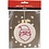 Creativ Company Mini Hobbyset Borduurwerk, Kerstman, 1 doos