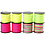 Creativ Company Macramé Koord, dikte 1 mm, neon groen, neon roze, neon geel, neonmix, 8x28 m/ 1 doos