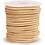 Creativ Company Leerkoord, dikte 2 mm, beige, 10 m/ 1 rol