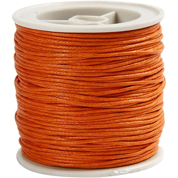 Creativ Company Katoenkoord, dikte 1 mm, oranje, 40 m/ 1 rol