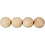 Creativ Company Houten kraal, d 30 mm, gatgrootte 5 mm, 4 stuk/ 1 doos