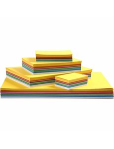 Colortime Lentekarton, A2,A3,A4,A5,A6, 180 gr, diverse kleuren, 1800 div vellen/ 1 doos