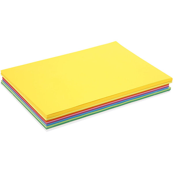 Colortime Lentekarton, A3, vel 297x420 mm, 180 gr, diverse kleuren, 300 div vellen/ 1 doos