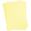 Creativ Company Gekleurd Karton, A2, vel 420x594 mm, 180 gr, lichtgeel, 10 vel/ 1 doos