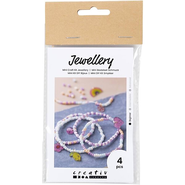 Creativ Company Mini Hobbyset Sieraden, Krimpfolie armbanden, 1 doos