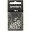 Creativ Company Knijpkralen, d 2,5 mm, zilver, 100 stuk/ 1 doos