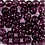 Creativ Company Glas Kralen, d 4 mm, gatgrootte 1 mm, paars, 45 stuk/ 1 doos