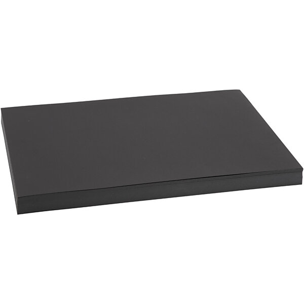 Creativ Company Gekleurd Karton, A3, vel 297x420 mm, 200 gr, zwart, 100 vel/ 1 doos