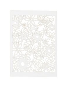 Creativ Company Patroonkarton, vel 10,5x15 cm, 200 gr, wit, 10 stuk/ 1 doos