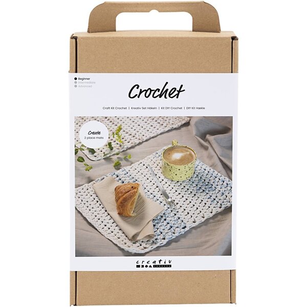 Creativ Company Hobbyset Haken, Placemat, 1 doos