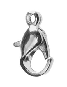 Creativ Company Karabijnhaken, L: 10 mm, verzilverd, 10 stuk/ 1 doos