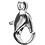 Creativ Company Karabijnhaken, L: 10 mm, verzilverd, 10 stuk/ 1 doos