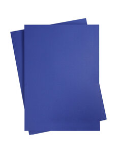 Creativ Company Gekleurd Karton, A2, vel 420x594 mm, 180 gr, koningsblauw, 10 vel/ 1 doos
